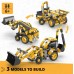 CREATIVE BUILDER WHEELED LOADER MACHINERY SET - ENGINO